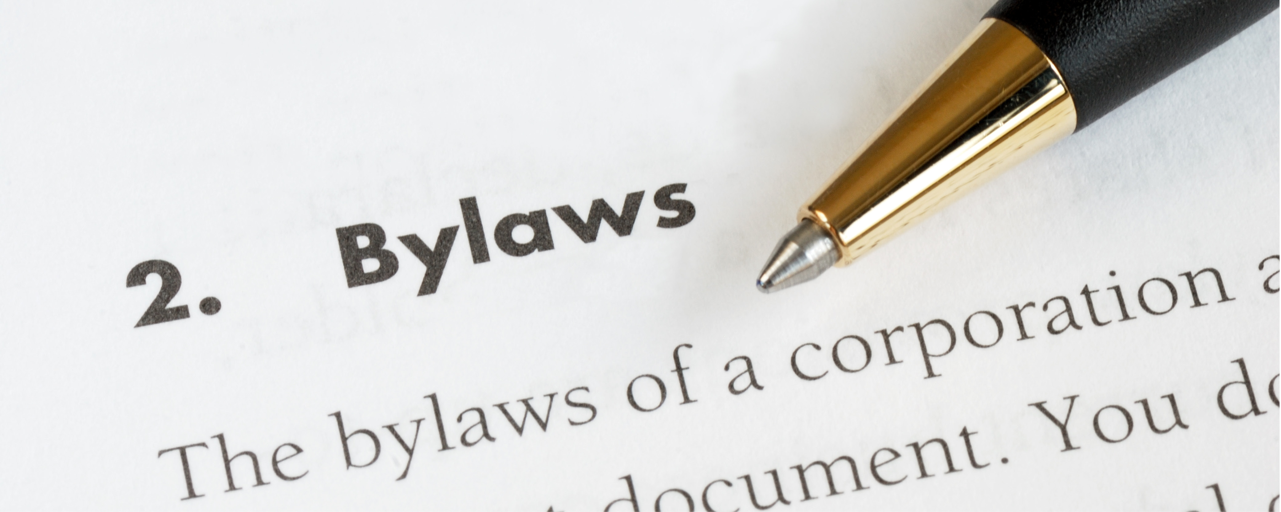policies and bylaws