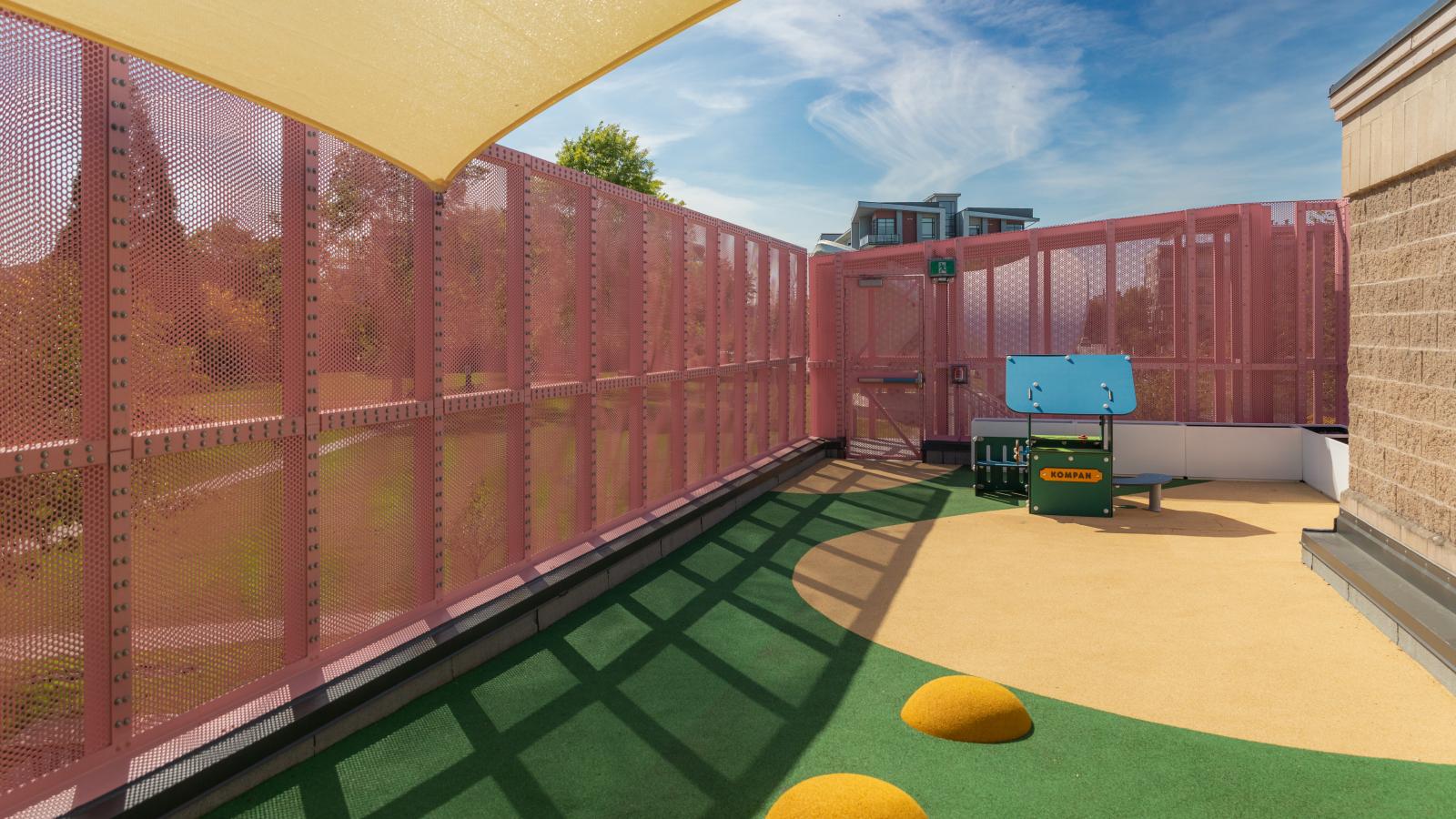 outdoor play space at DRCC