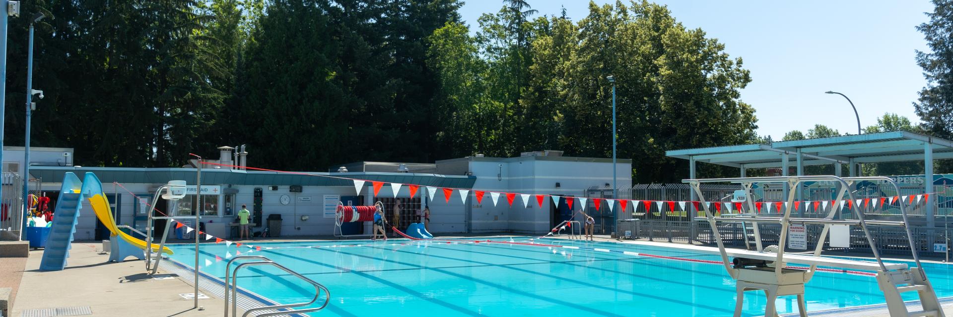 Langley City outdoor pool