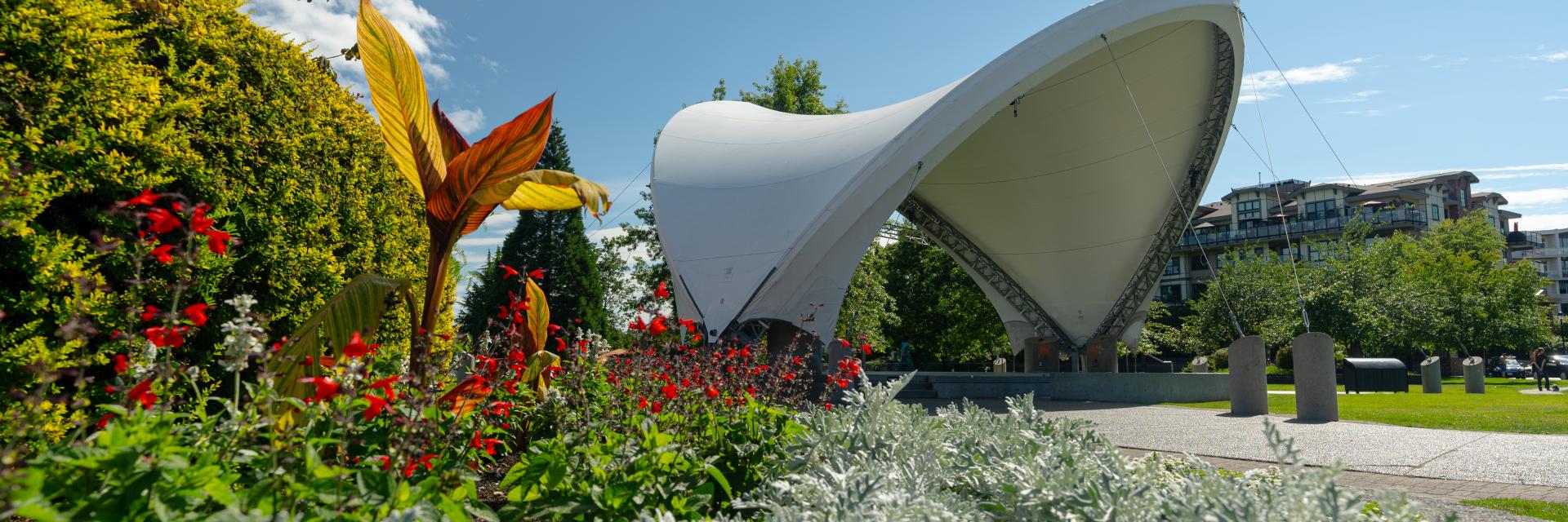Spirit Square at Douglas Park on a sunny day