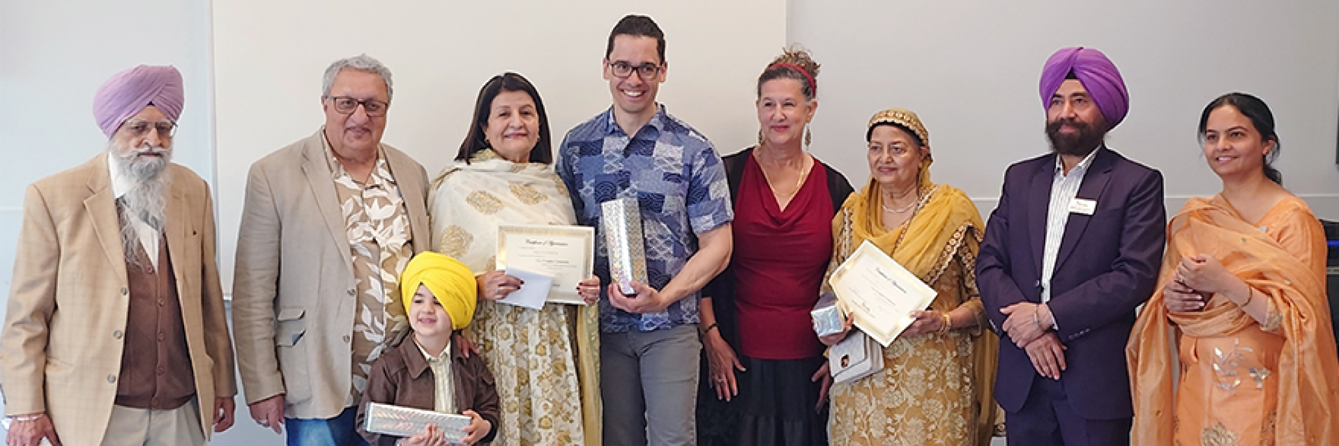 Friends gathered for Sikh Heritage Month