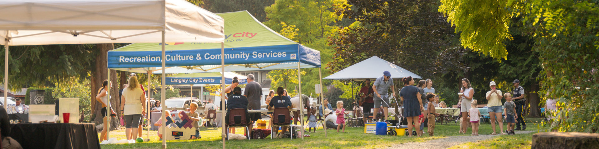 Image of social streets community event in Hunter Park