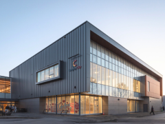 Exterior shot of Timms Community Centre